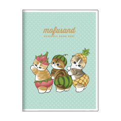 Japan Mofusand A6 Planner Monthly Schedule Book - Fruit Cat Tropical 2027