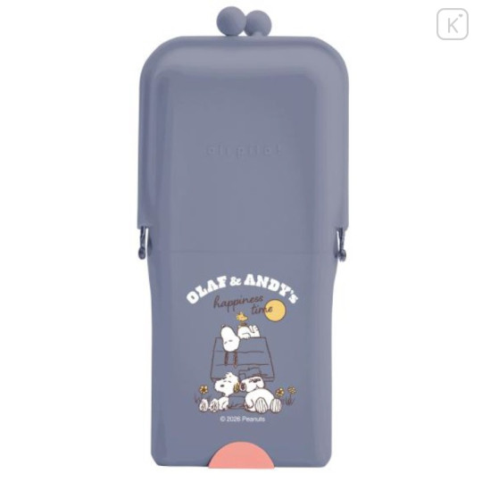 Japan Peanuts Airpita Pencil Case Pen Pouch - Olaf & Snoopy : Brothers - 1