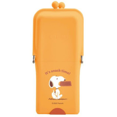 Japan Peanuts Airpita Pencil Case Pen Pouch - Snoopy : Food Orange
