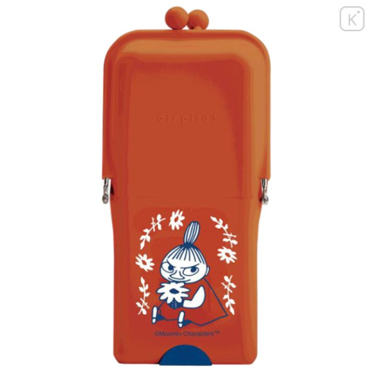 Japan Moomin Airpita Pencil Case Pen Pouch - Little My : Flower Red - 1