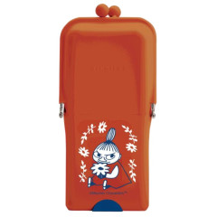 Japan Moomin Airpita Pencil Case Pen Pouch - Little My : Flower Red