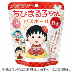 Japan Chibi Maruko Chan Secret Bath Ball - Momoko Sakura / Maruko : Cherry Blossom Scent Mascot Blind Box