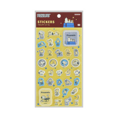 Japan Peanuts Flocky Sticker - Snoopy & Woodstock