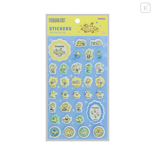 Japan Peanuts Flocky Sticker - Woodstock - 1