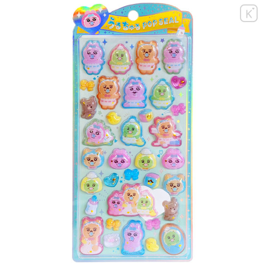 Japan Kawaisouni Uruchuru Pop Seal - Panchu Rabbit : B - 1