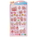 Japan Monchhichi Uruchuru Pop Seal - Monchhichi-chan & Monchhichi-kun : Stylish - 1