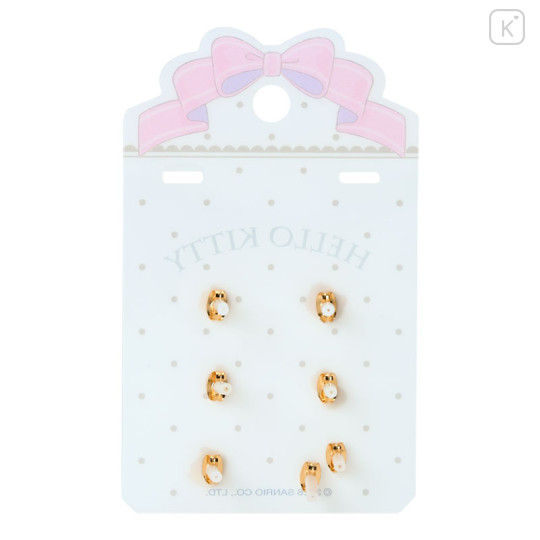 Japan Sanrio Original Earrings Set - Hello Kitty - 3