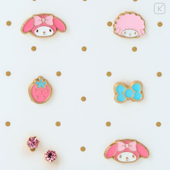 Japan Sanrio Original Earrings Set - My Melody - 4