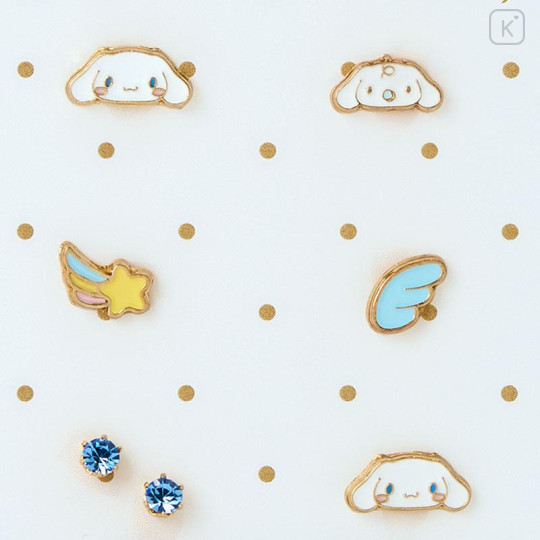 Japan Sanrio Original Earrings Set - Cinnamoroll - 4