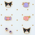 Japan Sanrio Original Earrings Set - Kuromi - 4