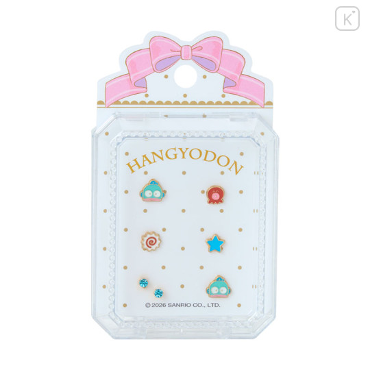 Japan Sanrio Original Earrings Set - Hangyodon - 1