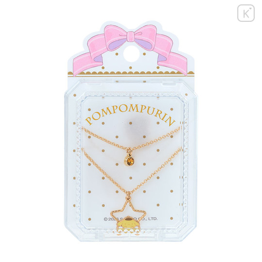 Japan Sanrio Original Necklace Set - Pompompurin - 1