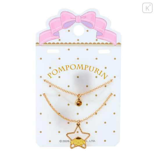 Japan Sanrio Original Necklace Set - Pompompurin - 2