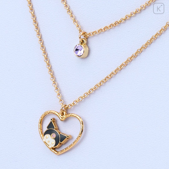 Japan Sanrio Original Necklace Set - Kuromi - 3