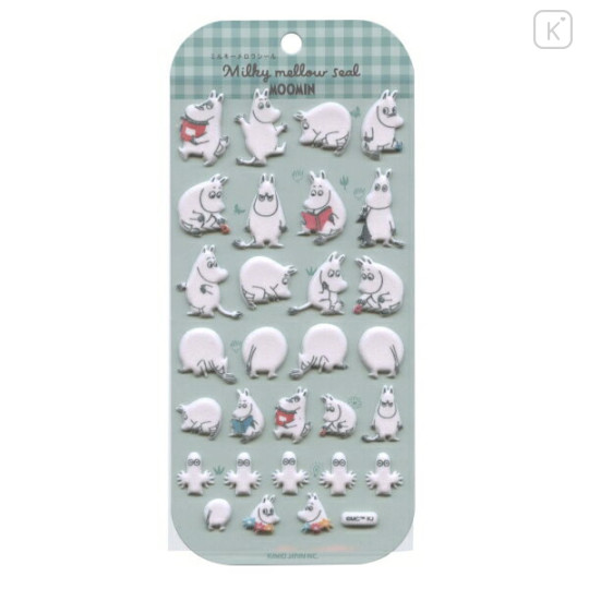 Japan Moomin Milky Mellow Seal - Moomintroll - 1