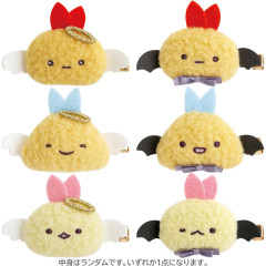 Japan San-X Secret Plush Hair Clip - Sumikko Gurashi : Angel and Devil's Tail Shrimp Blind Box