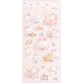 Japan San-X Puffy Sticker - Sugarcocomuu : Sugarcocomuu's Holiday A - 1