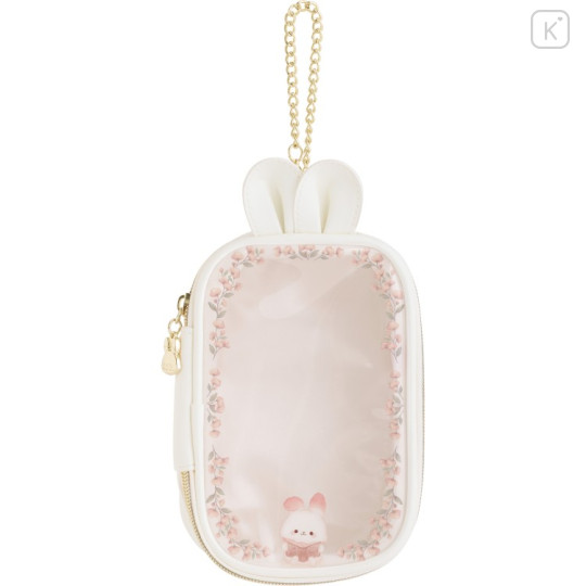 Japan San-X Plush Clear Pouch - Sugarcocomuu : Sugarcocomuu's Holiday Ivory - 1