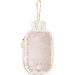 Japan San-X Plush Clear Pouch - Sugarcocomuu : Sugarcocomuu's Holiday Ivory