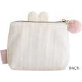 Japan San-X Cosmetic Pouch - Sugarcocomuu : Sugarcocomuu's Holiday Embroidered - 2