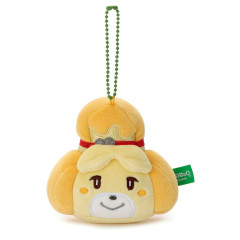 Japan Animal Crossing Plush Keychain - Mocchi-Mocchi-GameStyle Isabelle Face