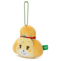 Japan Animal Crossing Plush Keychain - Mocchi-Mocchi-GameStyle Isabelle Face - 2