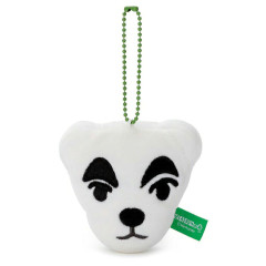 Japan Animal Crossing Plush Keychain - Mocchi-Mocchi-GameStyle K.K. Slider Face
