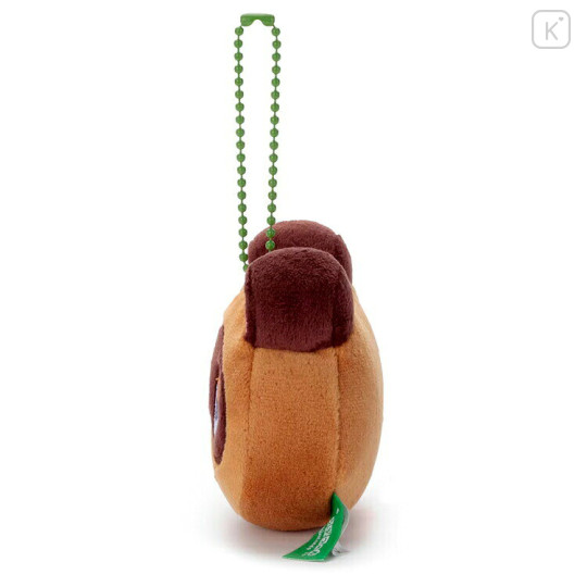Japan Animal Crossing Plush Keychain - Mocchi-Mocchi-GameStyle Tom Nook Face - 3