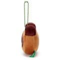 Japan Animal Crossing Plush Keychain - Mocchi-Mocchi-GameStyle Tom Nook Face - 3