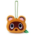 Japan Animal Crossing Plush Keychain - Mocchi-Mocchi-GameStyle Timmy & Tommy Face - 1