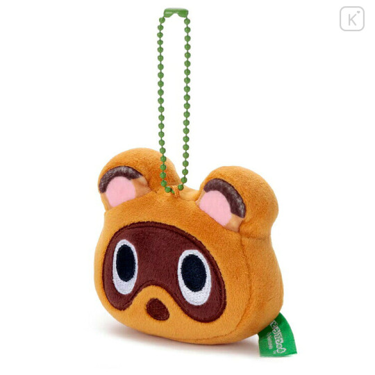 Japan Animal Crossing Plush Keychain - Mocchi-Mocchi-GameStyle Timmy & Tommy Face - 2