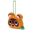 Japan Animal Crossing Plush Keychain - Mocchi-Mocchi-GameStyle Timmy & Tommy Face - 2