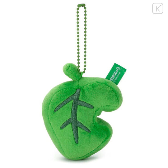 Japan Animal Crossing Plush Keychain - Mocchi-Mocchi-GameStyle Leaf Face - 1