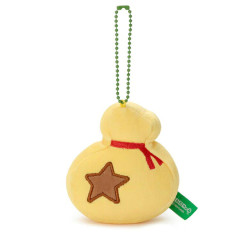 Japan Animal Crossing Plush Keychain - Mocchi-Mocchi-GameStyle Bell Bag Face