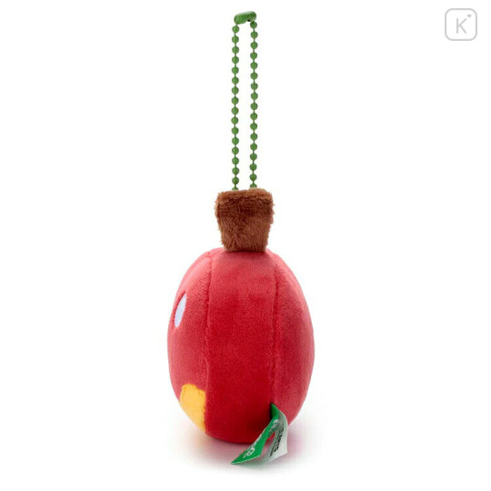 Japan Animal Crossing Plush Keychain - Mocchi-Mocchi-GameStyle Apple Face - 3