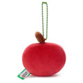Japan Animal Crossing Plush Keychain - Mocchi-Mocchi-GameStyle Apple Face - 4