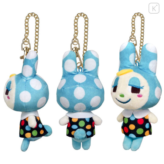 Japan Animal Crossing Plush Keychain - All Star Collection Francine Rabbit - 2