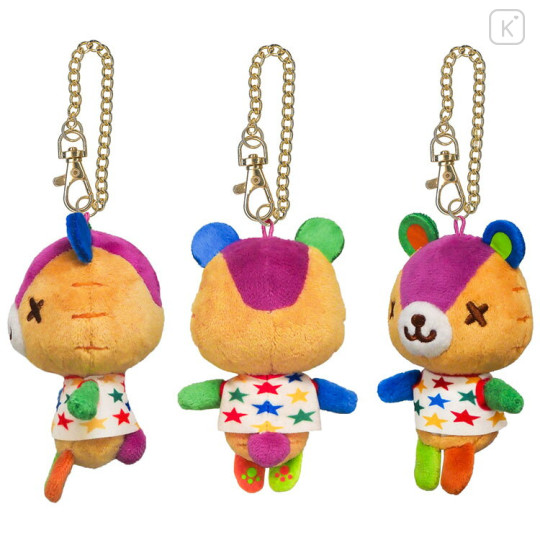 Japan Animal Crossing Plush Keychain - All Star Collection Bear Stitches - 2