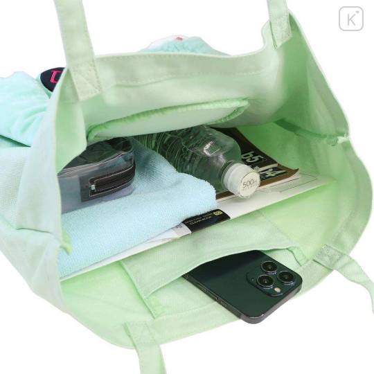 Japan Hatsune Miku Tote Bag - Turquoise Bear Costume Eye-Up - 3
