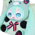 Japan Hatsune Miku Tote Bag - Turquoise Bear Costume Eye-Up - 4