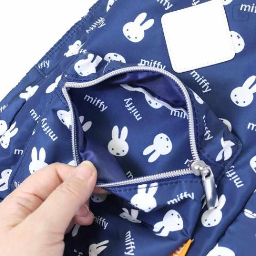 Japan Miffy Baby Backpack - Miffy : Navy White Face - 6