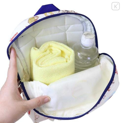 Japan Curious George Baby Backpack - White Navy - 5