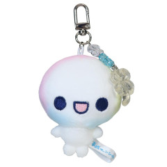 Japan Kamio Plush Keychain Bag Charm - Pukupuku Awawa Chan : Heisei Retro Happy Clover Charm