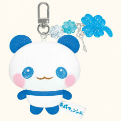 Japan Kamio Plush Keychain Bag Charm - Heisei Retro Puwa Puwa Pan-chan Clover Charm
