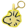 Japan Peanuts Embroidery Keychain Bag Charm & Clip - Woodstock : Face - 1