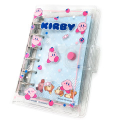 Japan Kirby 6 Hole Sticker Binder - Kirby : Fruits Pink