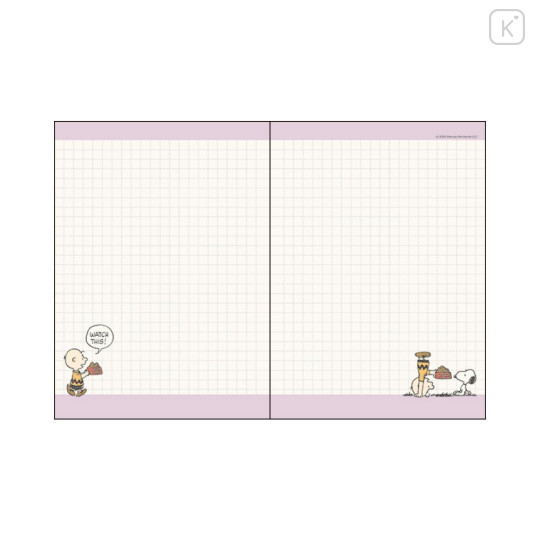 Japan Peanuts A6 Monthly Schedule Book - Snoopy & Woodstock : Joke 2027 - 3