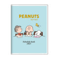 Japan Peanuts A6 Monthly Schedule Book - Snoopy : Blue Drawing 2027 - 1