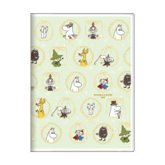 Japan Moomin A6 Monthly Schedule Book - Moomin : Characters Green 2027