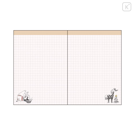 Japan Moomin A6 Monthly Schedule Book - Moomin : Characters Green 2027 - 3